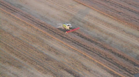 Combine Harvester-Progressive Stock Footage 30480651