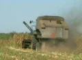 Combine Harvesting Corn 03 SD Footage