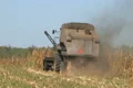 Combine Harvesting Corn 03 Footage