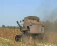 Combine Harvesting Corn 07 SD Footage