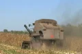 Combine Harvesting Corn 07 Footage
