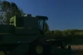 Combine Harvesting Soybeans 04 Footage