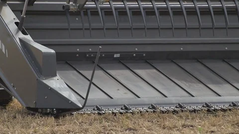 Combine Mower Stock Footage 111880164