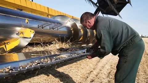 Combine technical services. Stock Footage