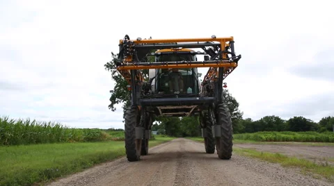 Combine Tractor Stockbeeldmateriaal 45697109