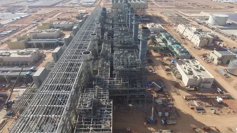 Combined Cycle Power Plant Stock Footage 83207179