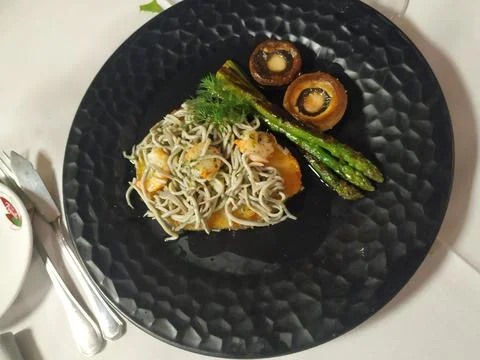 Combined dish for diners. Stock Photos