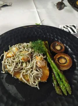 Combined dish for diners. Stock Photos