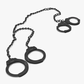 Combined Slave Handcuffs and Leg Irons 3D Models 3D Model