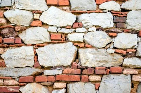 Combined wall texture Stock Photos