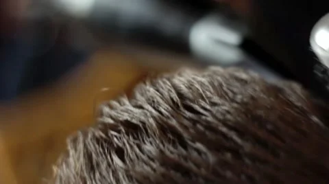 Combing head men comb Video stock 65757054