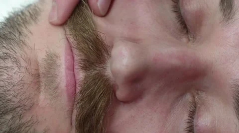 Combing mustaches. the view from the topю 4K Video stock 58492184