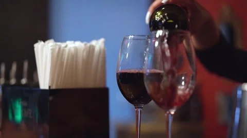 Combining Various Fresh Ingredients for Crafting Delicious Cocktails at the Bar Stock Footage 290933780