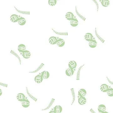 Combo brows glyph seamless pattern Stock Illustration