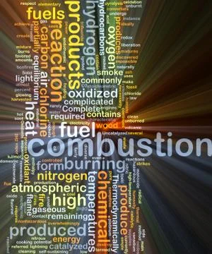 Combustion background concept glowing Stock Illustration
