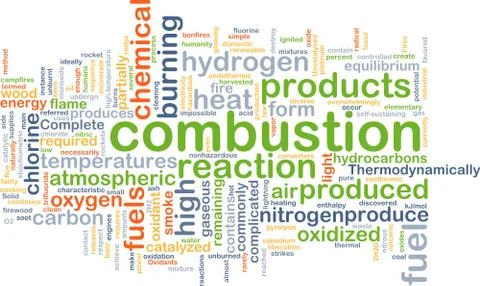 Combustion background concept Illustrazione stock