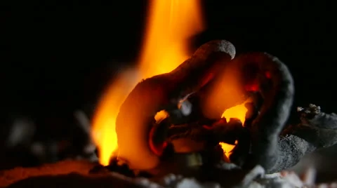 Combustion of calcium gluconate Stock Footage 43968052