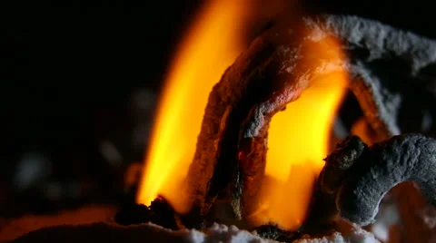 Combustion of calcium gluconate Stock Footage 43968372