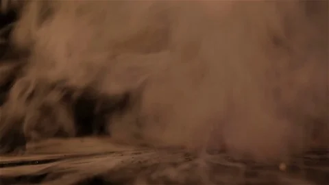 Combustion of solid propellant pieces. Gunpowder Stock Footage 72501229