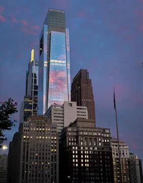 Comcast Towers, Philadelphia, PA Stock Photos