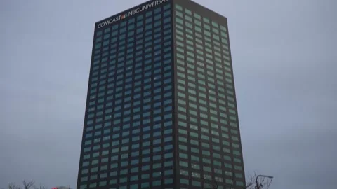 Comcast Universal NBC Building Studio City 2022 Stock Footage 169739109