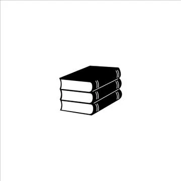 Come back to school. School books. Textbooks for learning at school. solid ic イラスト素材