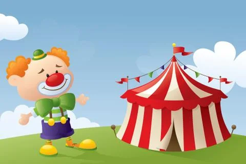 Come to the circus Stock Illustration