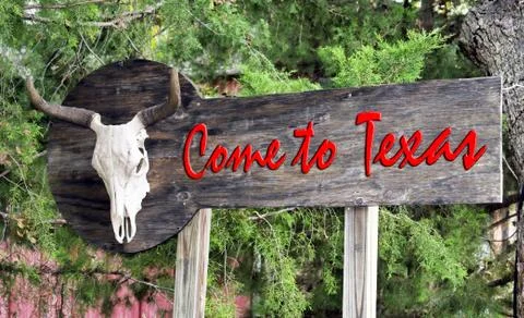 Come to texas. Foto stock