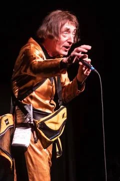  Comedian Emo Philips im Vorprogramm zu Weird Al Yankovic (Alfred Yankovic... Stock Photos