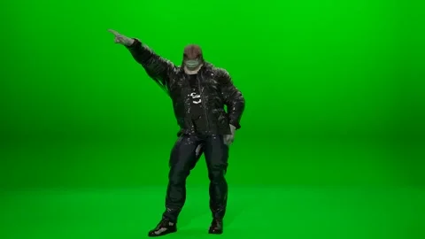 Comedy Shark Leather Jacket Dance for Games Видео 324553276