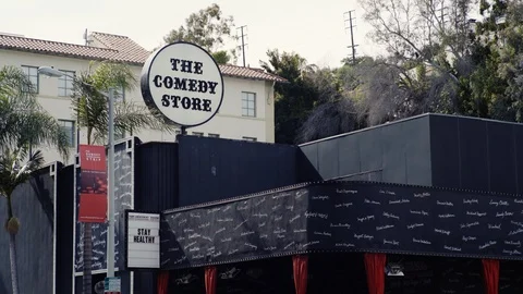 Comedy Store Pan Down Stock Footage 128023376