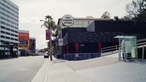 Comedy Store Wide Stock Footage 128020742
