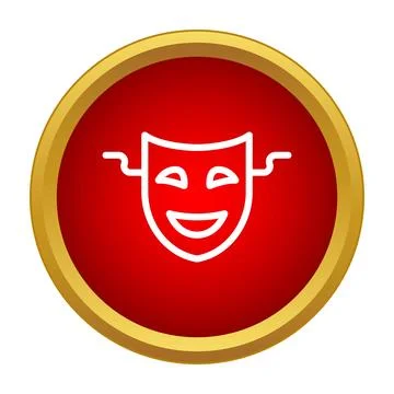 Comedy theatre mask icon creating entertainment concept イラスト素材