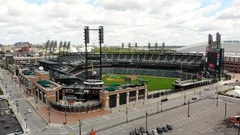 Comerica Park Entrance Sign, Home of Det, Stock Video