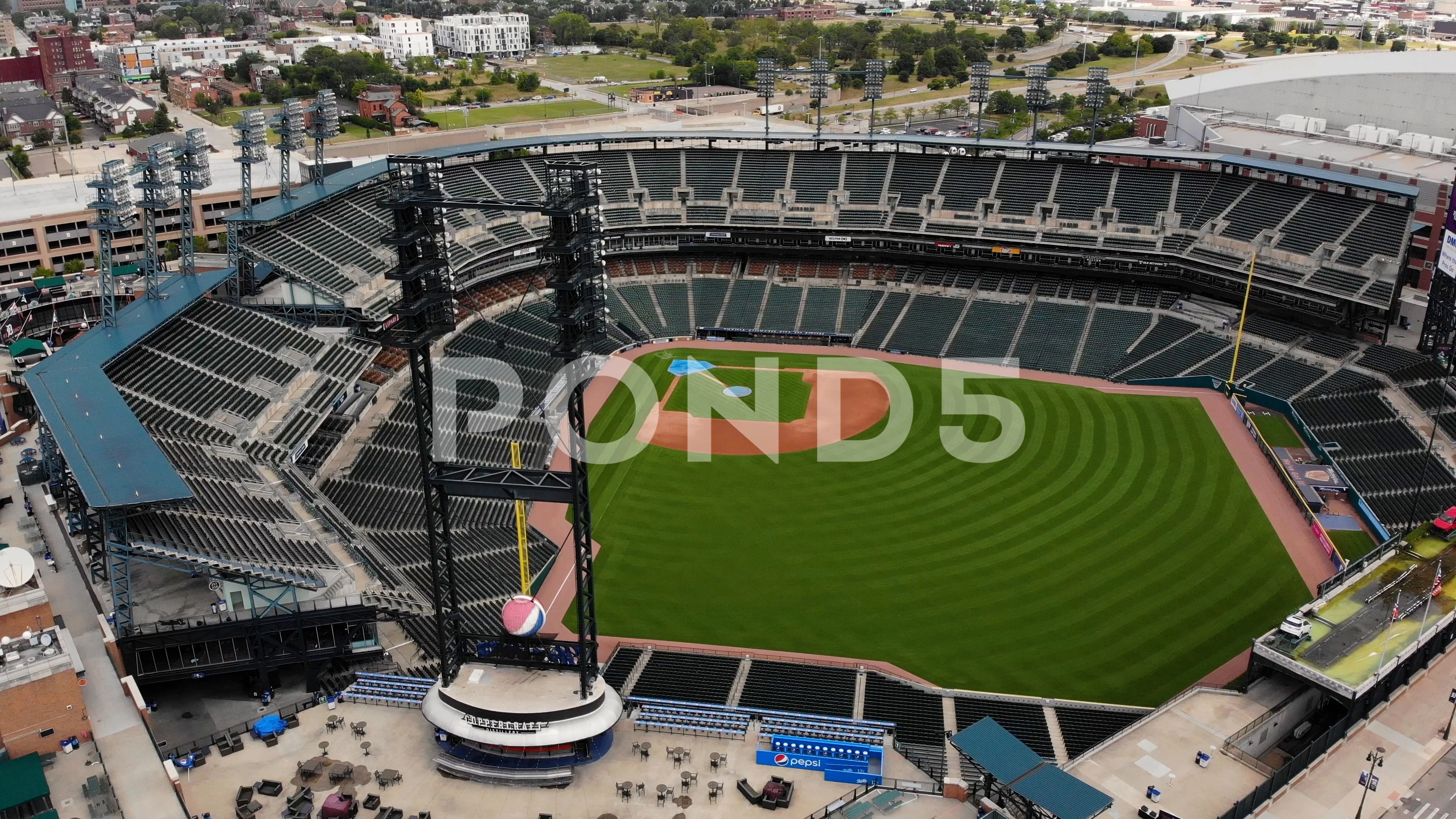 Comerica Park Stock Video Footage