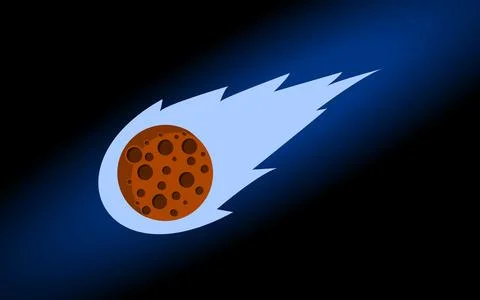 Comet 12 p vector. comet, 12p Stock Illustration