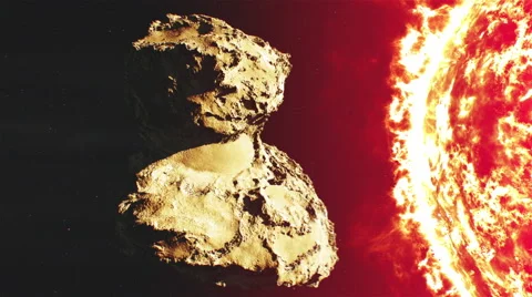Comet  close to Sun Stock Footage 59831572