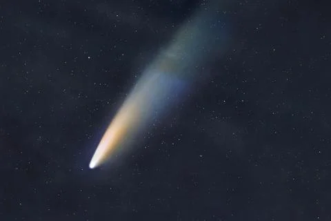 Comet in the clouds Stock Photos