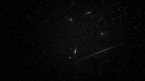 Comet falling on interstellar space anim... | Stock Video | Pond5