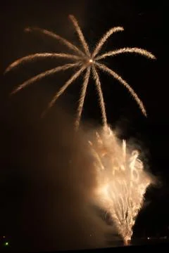 Comet Fireworks Stock Photos