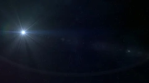 Comet flying across the night sky Stockbeeldmateriaal 20433086