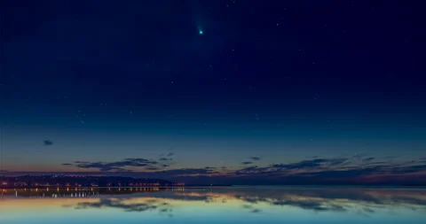 Comet Neowise Stock Footage 136050070