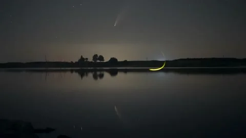 Comet Neowise Stock Footage 147881057