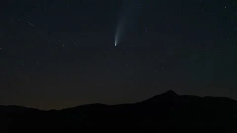 Comet NEOWISE Stock Footage 219780268