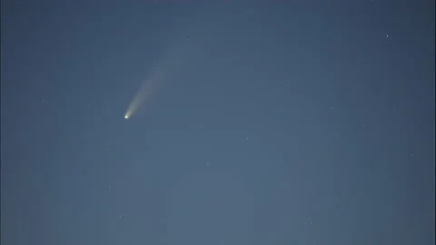 Comet Neowise upclose Stock Footage 147892385