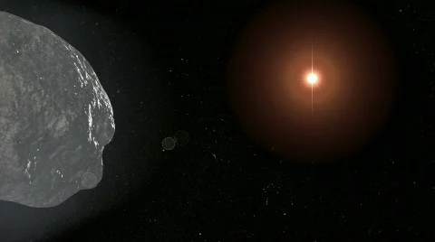 Comet Passing. CG. HD. Vidéo 506968