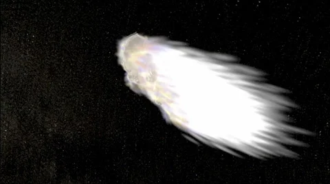 Comet Shoemaker–Levy, Jupiter flyby. Stock Footage 36558939