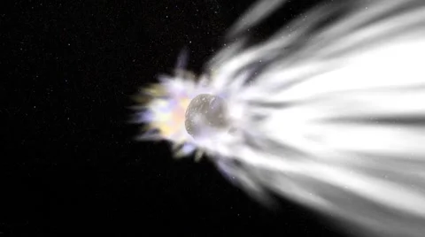 Comet Shoemaker–Levy, Jupiter flyby Stock-Footage 44576395