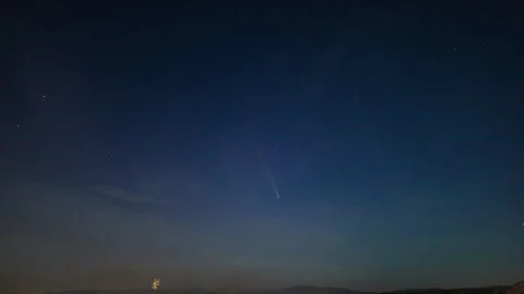 Comet Star Announcing The Coming Of Jesus Stock Footage 291187351