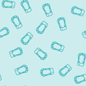 Comfort hiking backpack line seamless pattern Stock Illustration